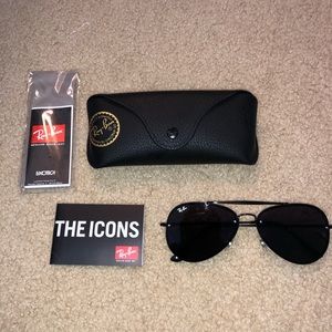 Ray-Ban Blaze Aviator Black RB3584
